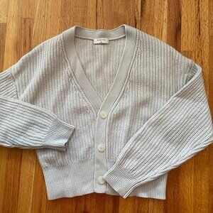 Babaton Canberra Cardigan in "Gull Grey"